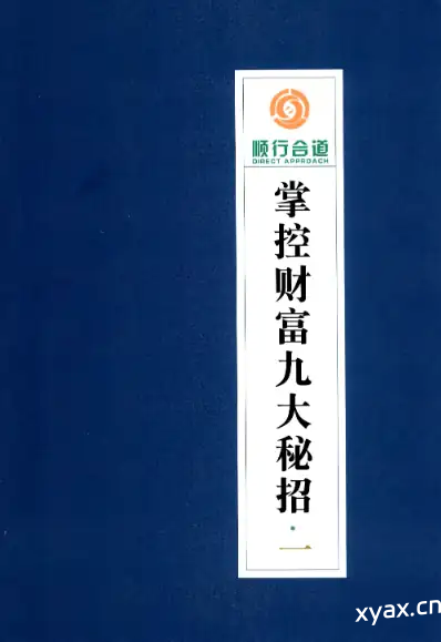 《掌控财富九大秘招第1册》PDF版电子书籍