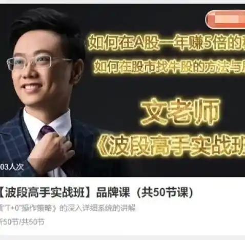 文秋明文老师波段高手实战班50节股票视频
