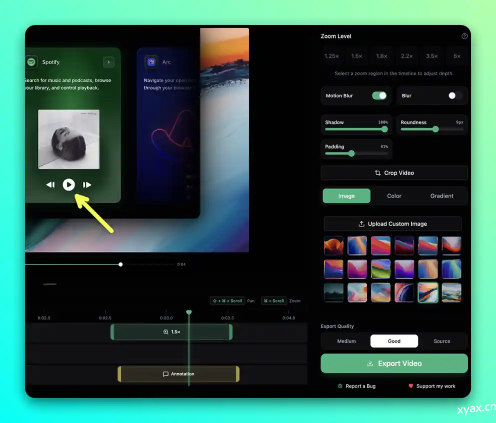 免费开源屏幕录制工具OpenScreen