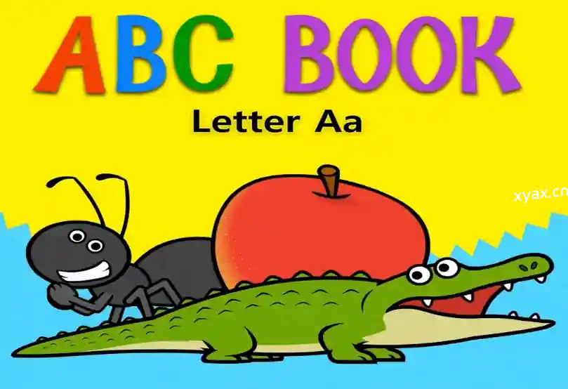 幼儿英语启蒙动画字母书 ABC Book (音视频+电子书)