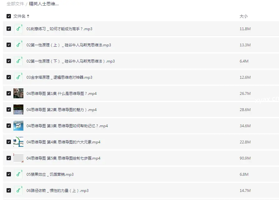精英人士思维升级必修课程