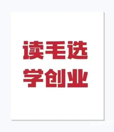 《读毛选学创业》PDF版电子书籍