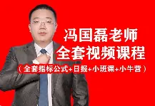 特邀讲师冯国磊老师全套课程（指标+日报+小班课）