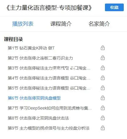 荆钰开主力量化语言模型·专项加餐课程