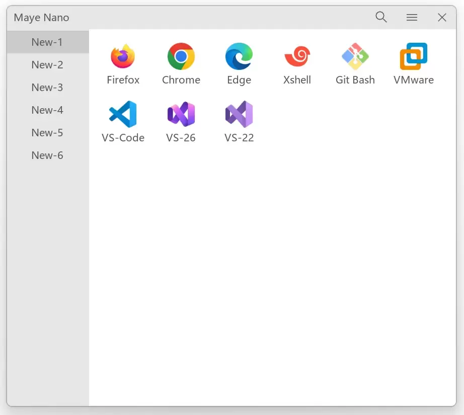 Windows快速启动工具Maye Nano