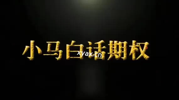 小马白话期权第1季课程