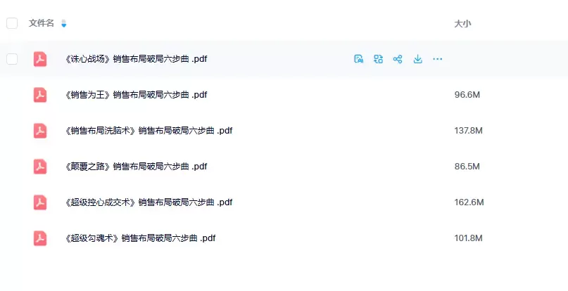 销售布局破局六部曲PDF版电子书籍