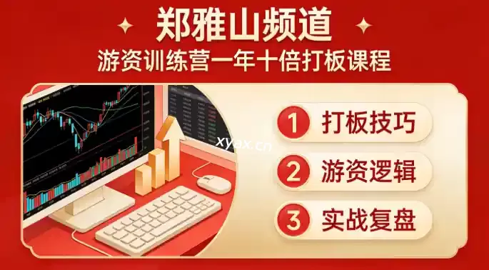 郑雅山频道游资训练营一年十倍打板课程PDF电子书