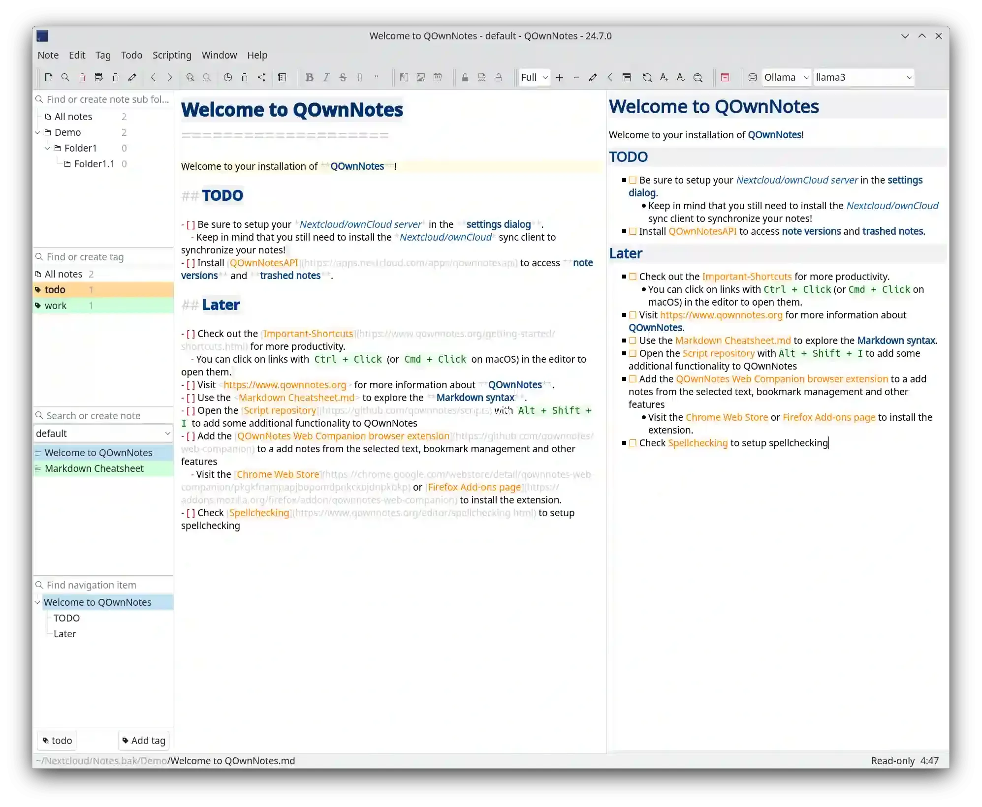QOwnNotes笔记本v26.3.11绿色版
