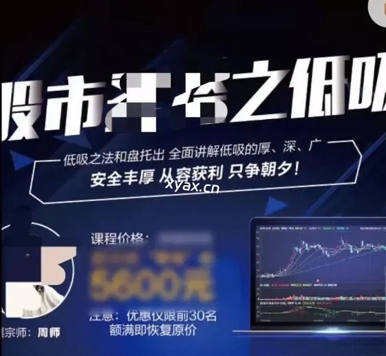 周志伟周师股市圣经之低吸课程