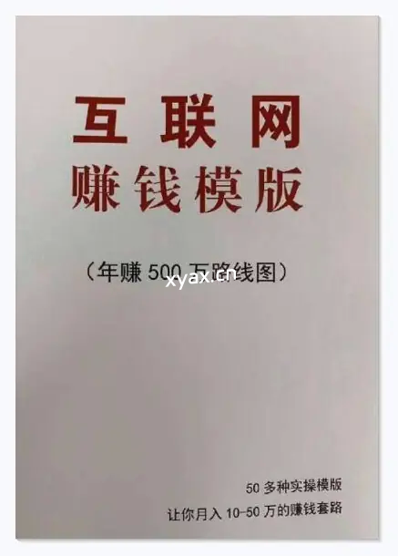 《互联网赚钱模板》PDF版电子书籍