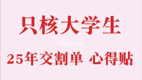 只核大学生2025年交割单干货心得贴PDF