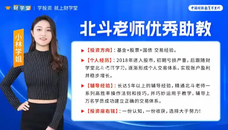 北斗老师《九九归一交易体系》助教督导课程